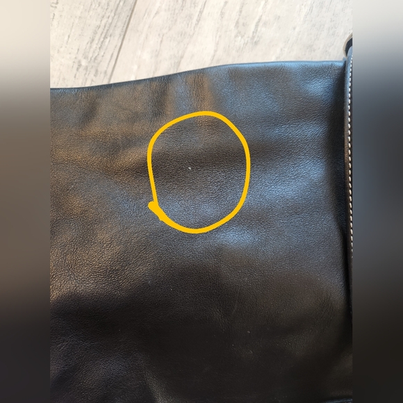 COACH Black Leather Crossbody Purse - Picture 7 of 8